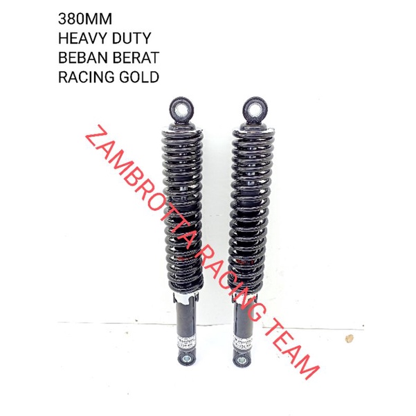 SHOCK BREAKER BEBAN BERAT 380 MM RACING GOLD HEAVY DUTY 380 MM