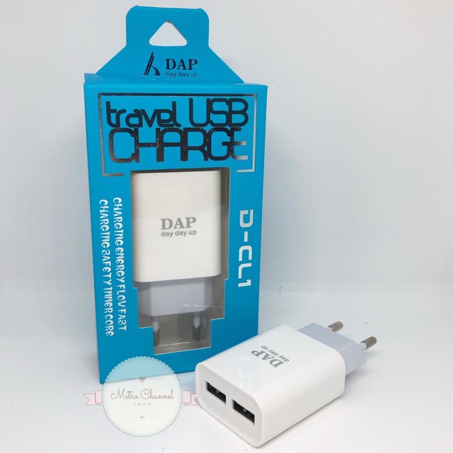 Charger Dual Usb  [ TDk TERMASUK KABEL ]