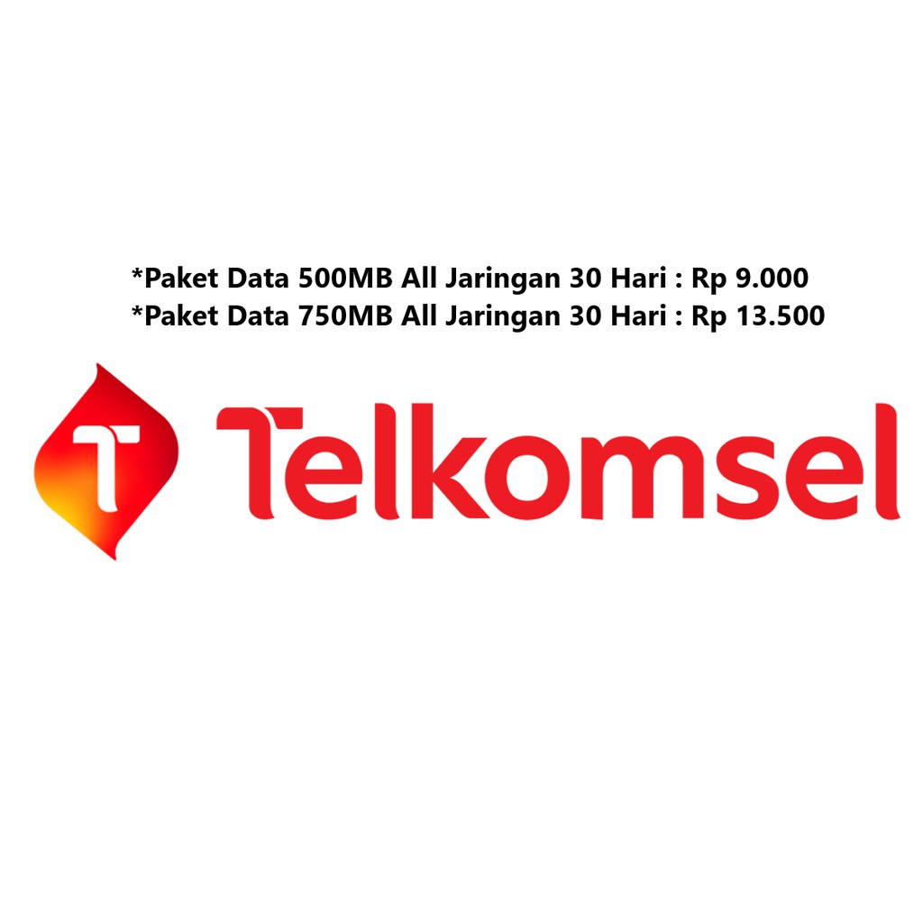 Paket Data/Kuota Telkomsel 500MB - 750MB