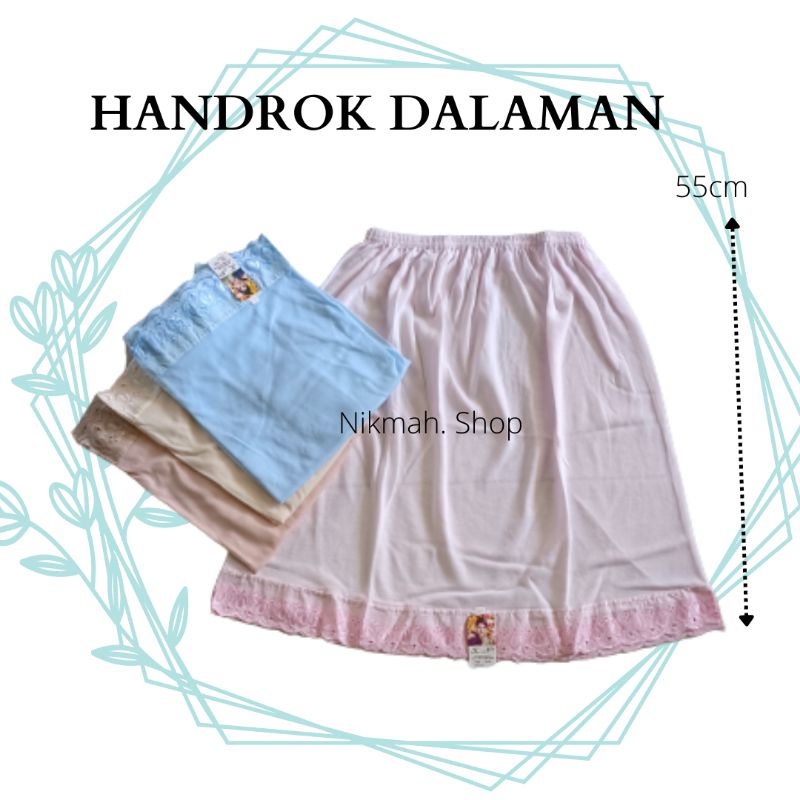 Handrok dalaman wanita rok pendek