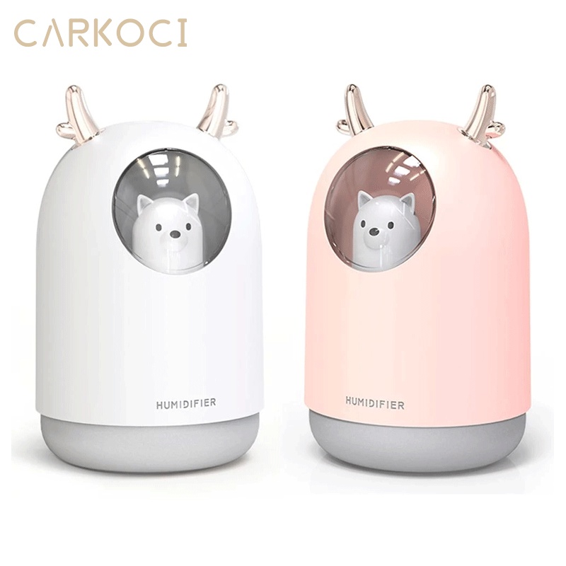 Humidifier Diffuser Aroma Diffuser 300ML Ultrasonic Oil Diffuser Aroma Pengharum Ruangan -Beruang