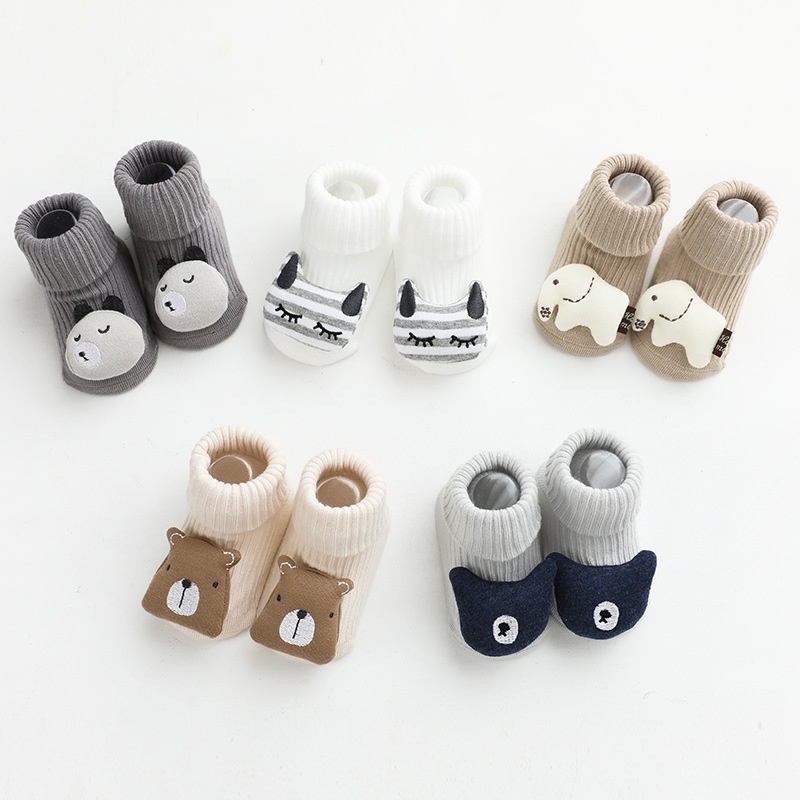 BABYSTORE01 - GGA Kaos Kaki Panjang Anti Slip Bayi Boneka 3D