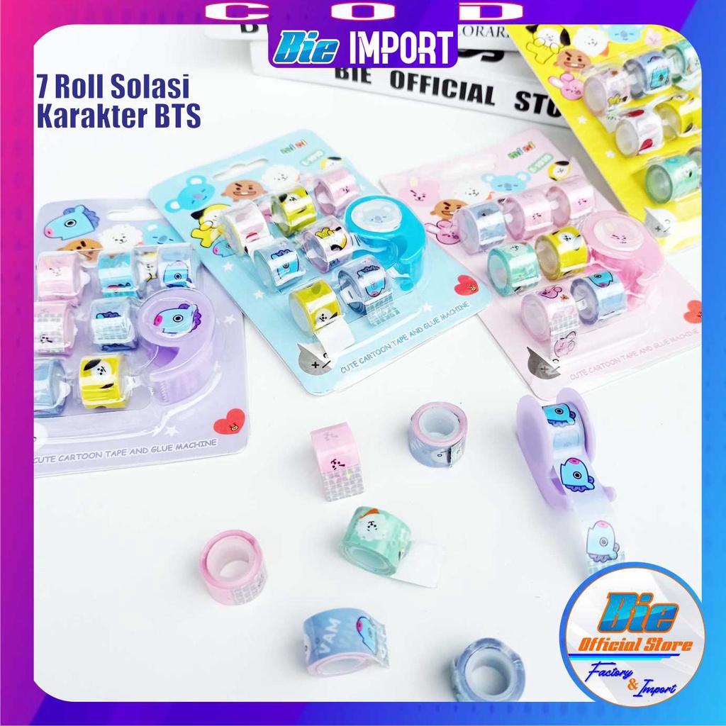 7 Rol Solasi Karakter BTS + Alat Rol Impor Best Seller