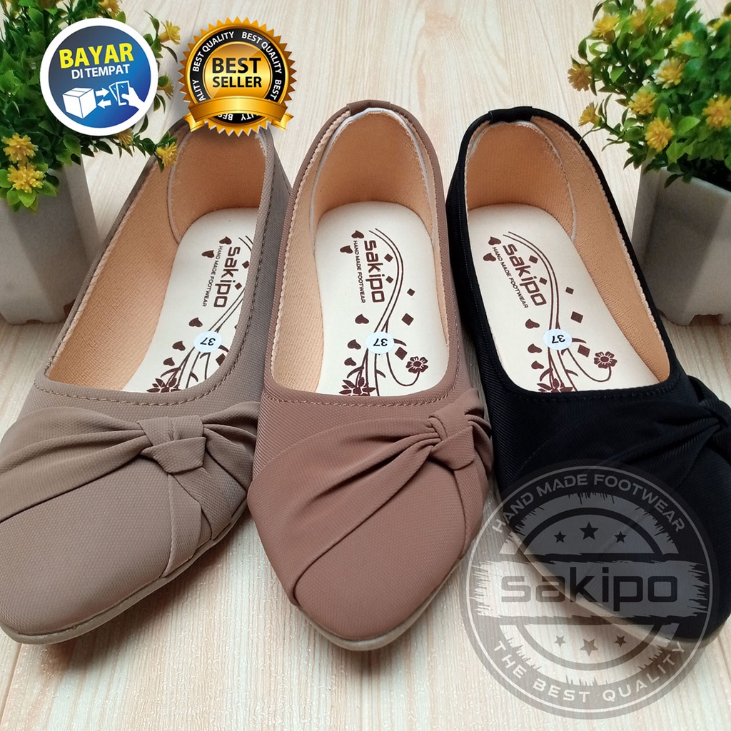 PROMO GAJIAN SALE !! FLATSHOES HUMBERG PITA SAMPING SAKIPO SALEM MOCCA KOPI SUSU HITAM 37-40 NYAMAN DIPAKAI MODEL TRENDI KEKINIAN ORIGINAL / SAKIPO