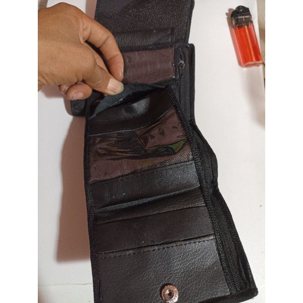 dompet kulit asli 100% mudel siksak