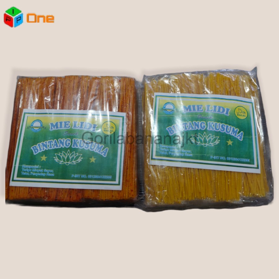 

Mie Lidi Jadul Pedas Asin 500g isi 25pcs