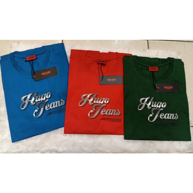 HUGO JEANS KAOS OBLONG ORI / KAOS HUGO ORI / KAOS PRIA HUGO ORI