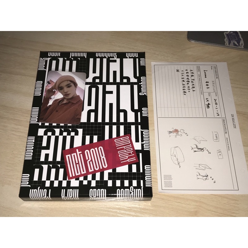 empathy reality unsealed pc taeyong diary lucas nct 2018 (BOOKED)