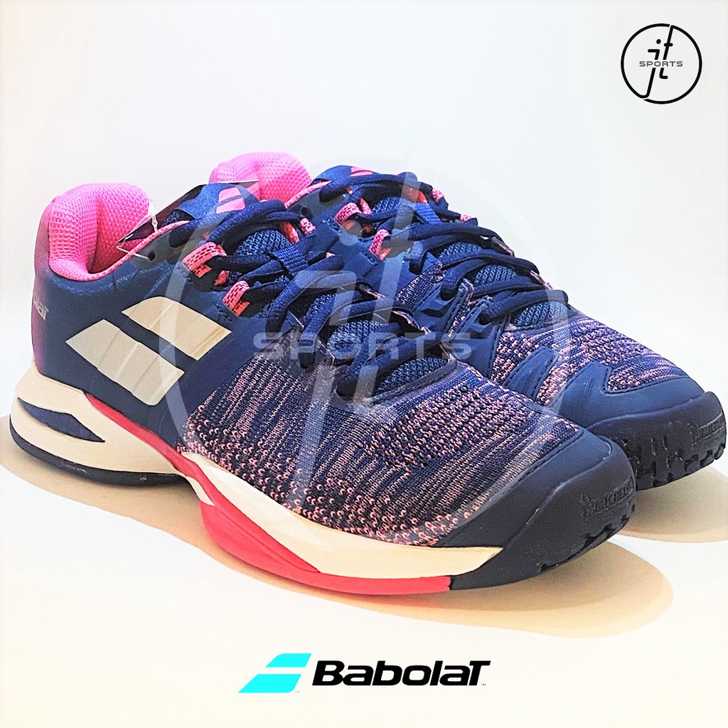 Sepatu Tenis Perempuan Babolat Propulse Blast Blue Women Tennis Shoes Original