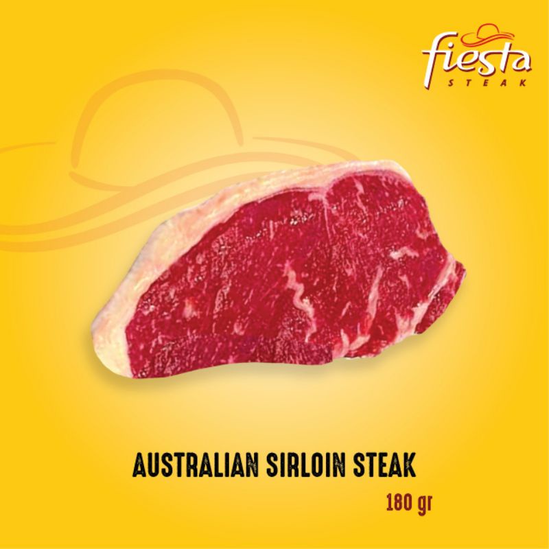 

Fiesta Steak Australian Sirloin Steak - Daging Sapi Frozen