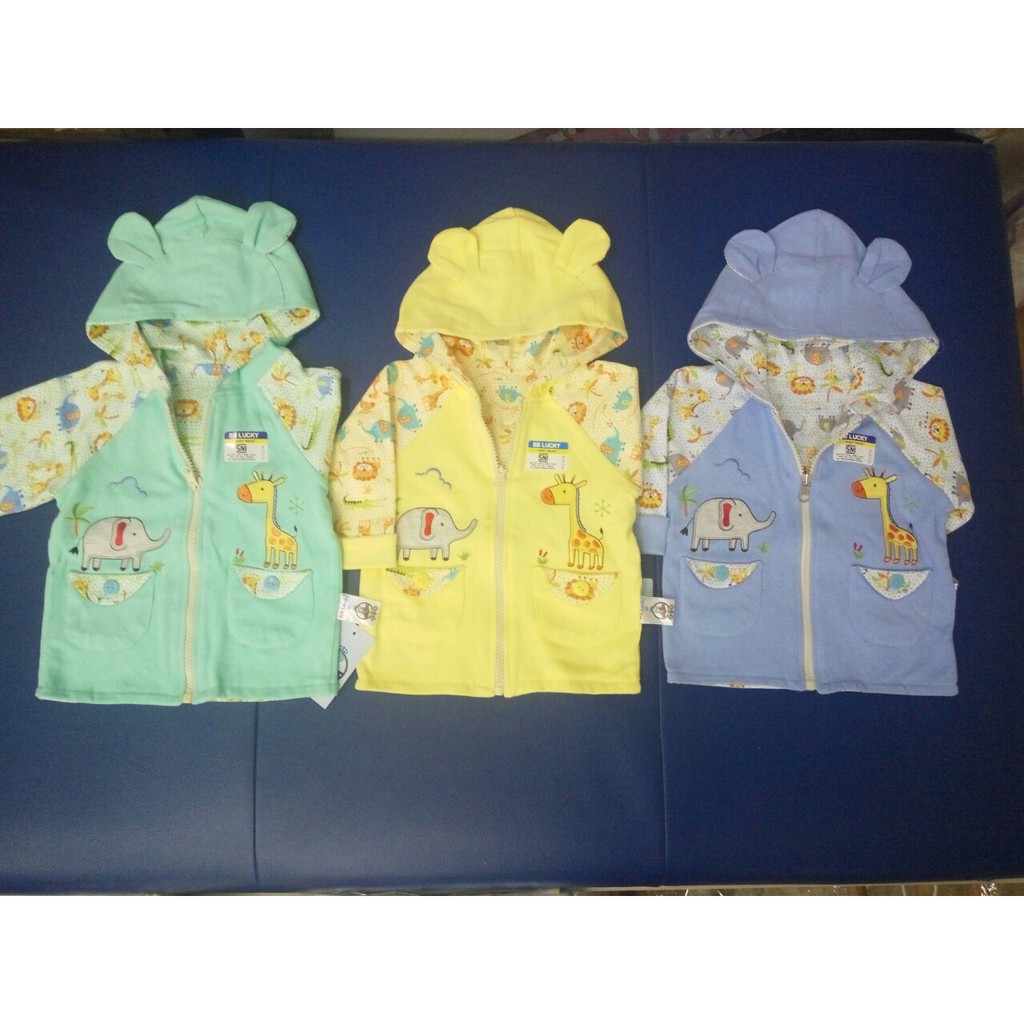 jaket baby lucky bolak balik size s.m.l.464