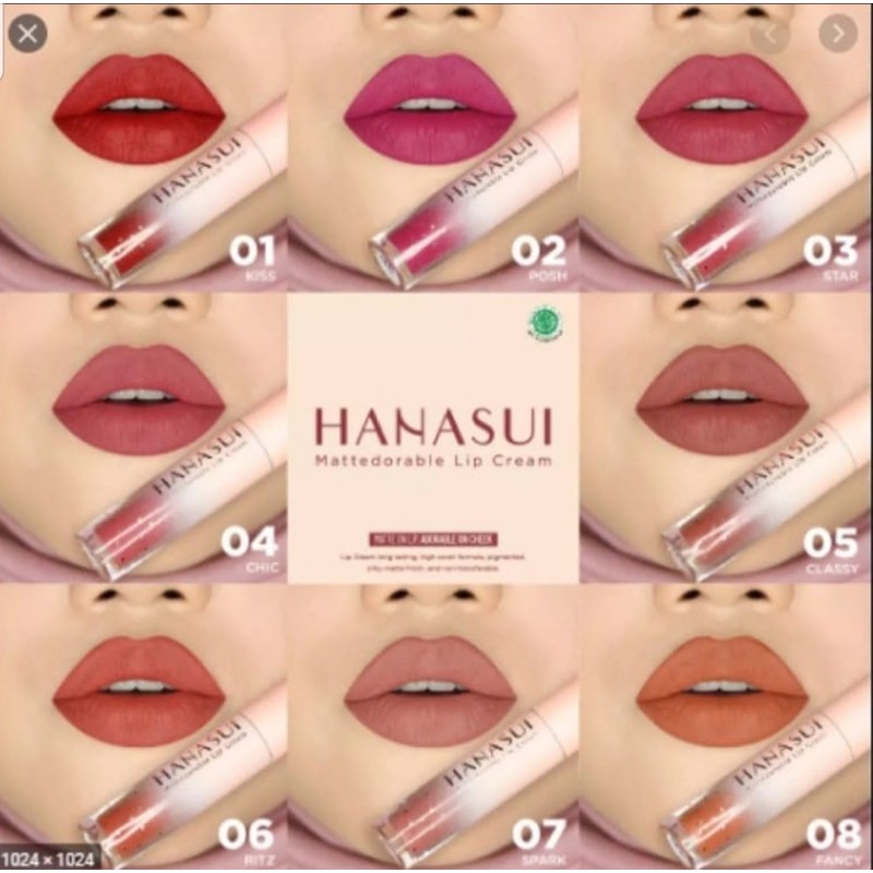 [ ECER ] HANASUI LIPCREAM BPOM