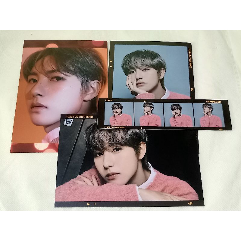 official candylab v3 Renjun set postcard ( photoset 3pc+ 1 photostrip )