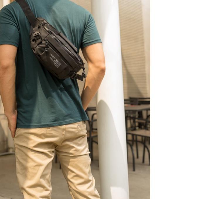 ☚ HEYLOOK Official - Tas Selempang Pria Waist Bag Sepeda Weasley Waterproof Waistbag Gowes Distro An