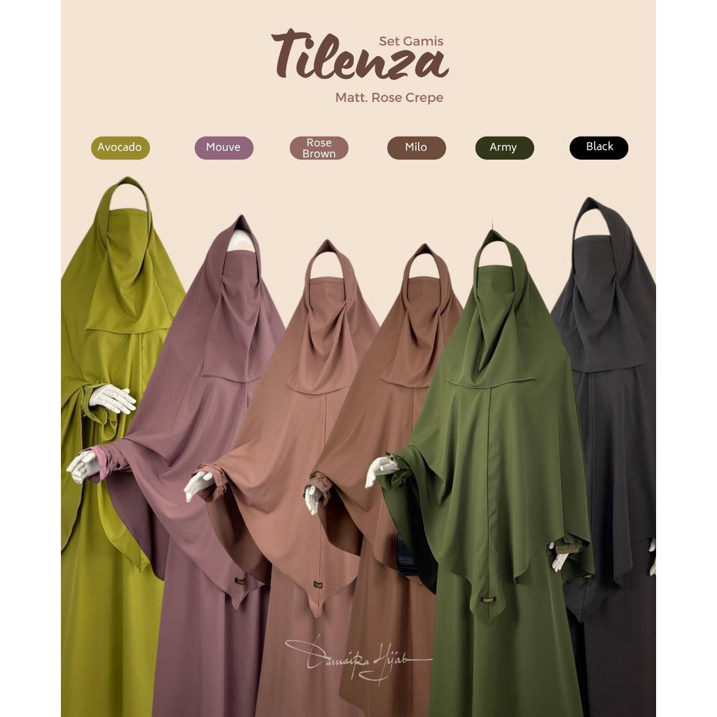 Tilenza Gamis Jilbab set l Damaira Hijab