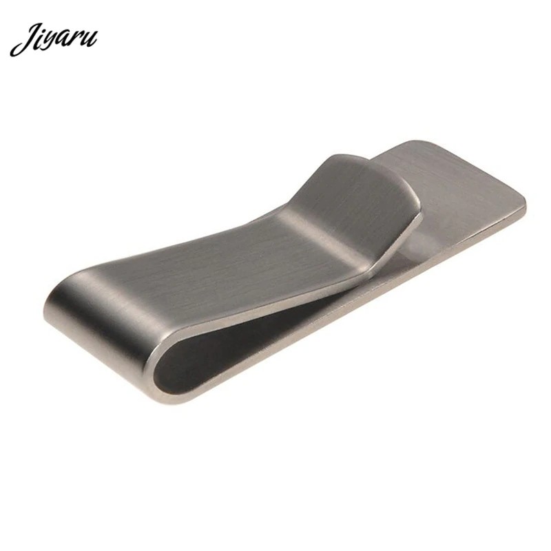 

[GRATIS ONGKIR] Money Clip Metal Stainless Steel Cash Clamp Holder Men Folder Card ID Case Clip