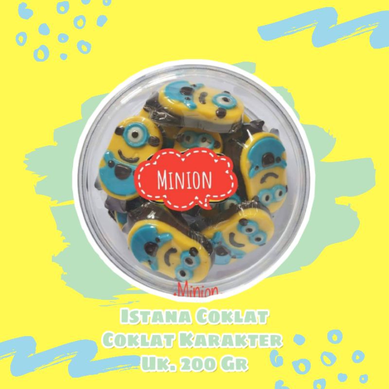 

istanacoklat , coklat karakter bentuk minion ,coklat home made free ongkir bisa COD