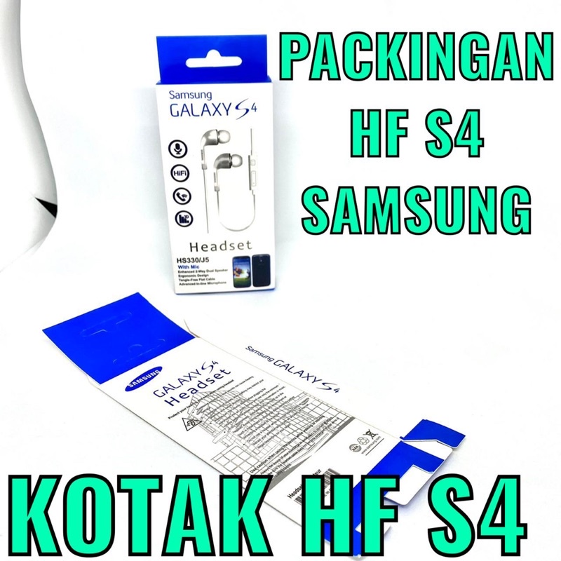 PACKINGAN HANDSFREE SAMSUNG S4 J1ACE J5 C550 HS330 KOTAK HF IMPORT BAHAN ORI NILAI JUAL TINGGI