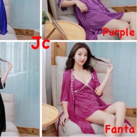 ✺ JC- Kimono Set 2in1 / Kimono Sexy Import / Kimono sleepwear ♦