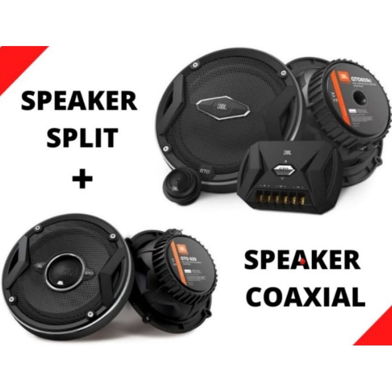 Paket Speaker Split JBL GTO-609C + Speaker Coaxial JBL GTO-629