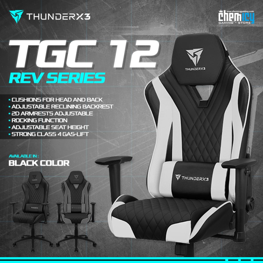 ThunderX3 TGC12 REV Premium Gaming Chair / Kursi Gaming