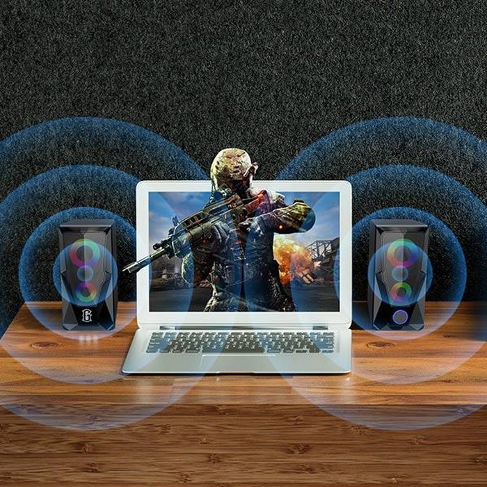 Robot RS200 E-Sport Gaming Speaker RGB Flow Lightning Effect with AUX