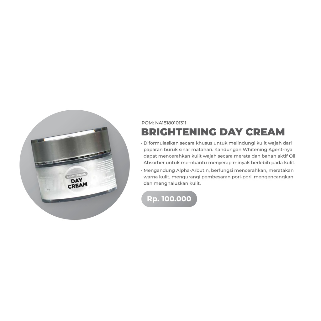 Bening Skincare Dr Oky Pratama Paket Brightening Terbaik (Free Gift) Benings Skincare - Benings Clinic Paket Pencerah-Day Brightening