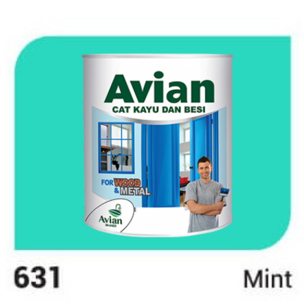 avian synthetic 631 mint 500cc /cat kayu besi