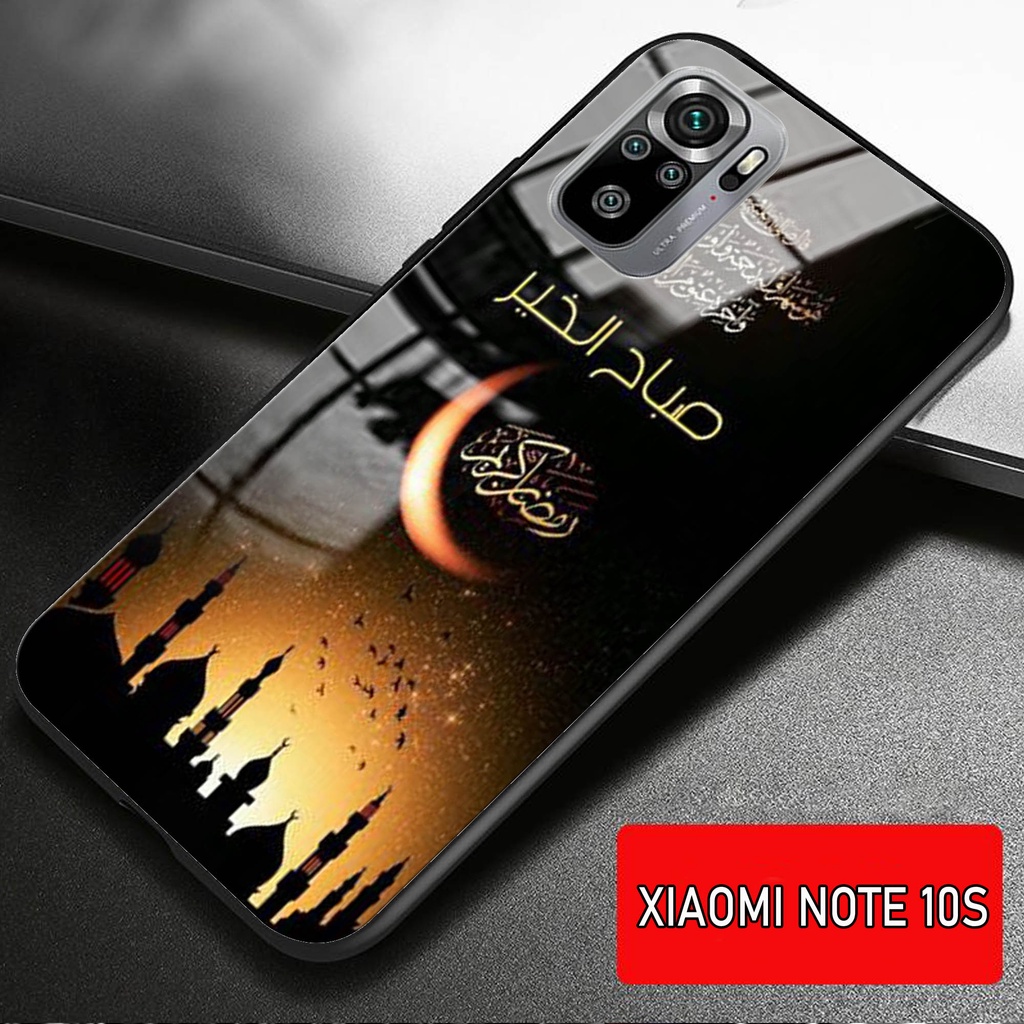 Softcase Glass Kaca XIAOMI REDMI NOTE 10 S - Casing HP XIAOMI REDMI NOTE 10 S [ S14].