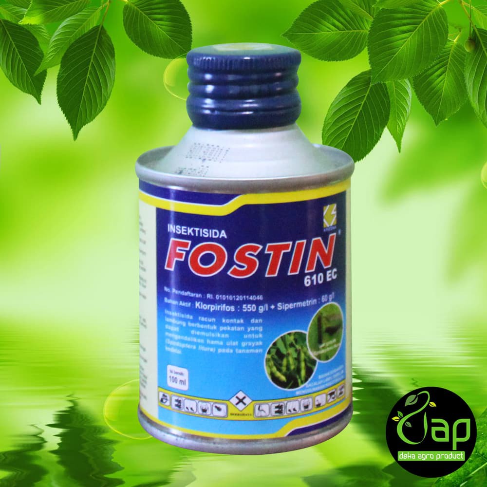 INSEKTISIDA FOSTIN 610EC 100 ML - Bahan Aktif Klorpirifos dan Sipermetrin