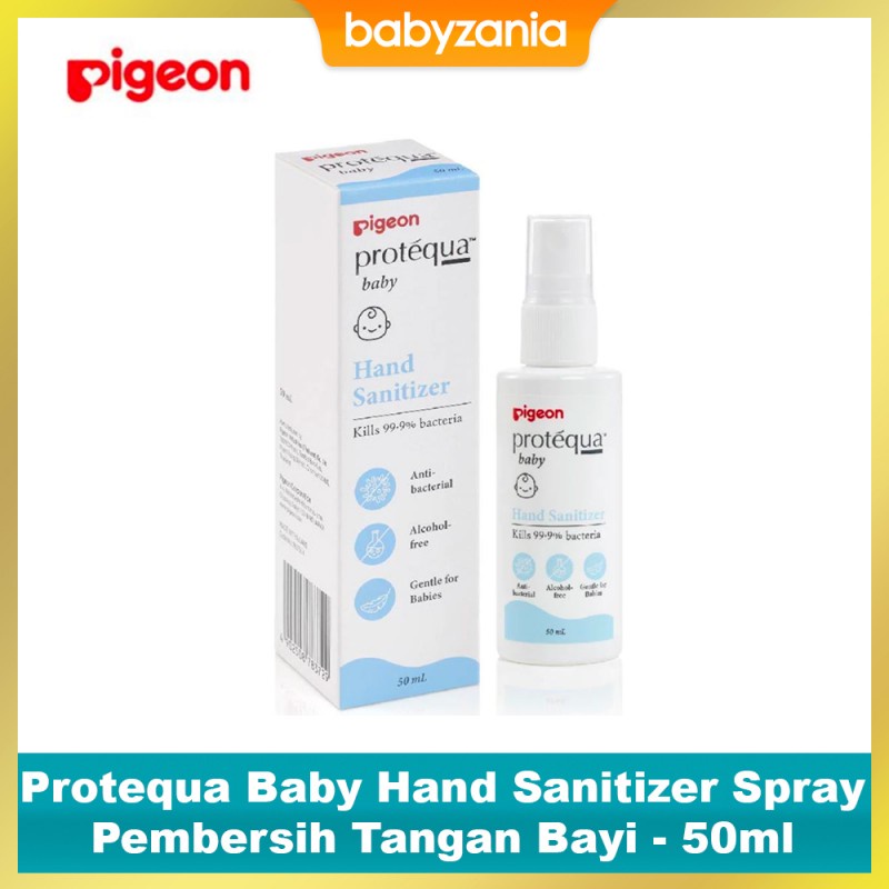 Pigeon Protequa Baby Hand Sanitizer Spray Aman untuk Bayi - 50 ml