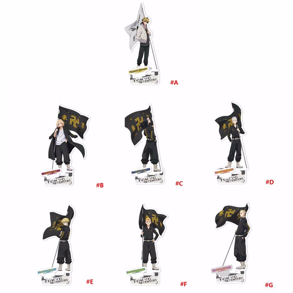 Needway  Fashion Tokyo Revengers Cartoon Anime Figure Model Plate Acrylic Stand Figure Sano Manjiro Action Figure Fans Gift Takemichi Acrylic Ryumiya Figure Model Toys