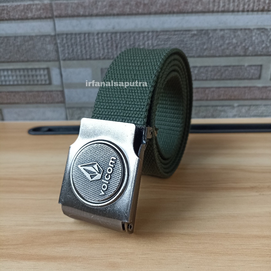 Ikat pinggang Pria katun Kanvas Gesper Men Belt S050