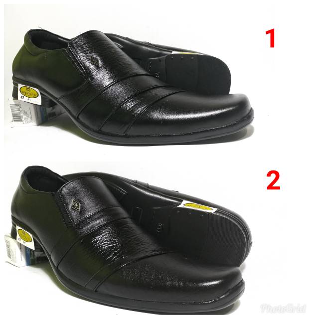 Sepatu pantofel pria, sepatu formal bahan kulit asli