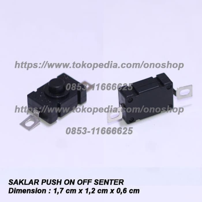 Saklar Push On-Off Senter