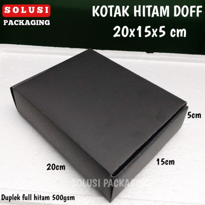 

isi 10 KOTAK HITAM 20x15x5 B72 KARDUS DOMPET TEMPAT SOUVENIR BOX BUNGKUS KADO