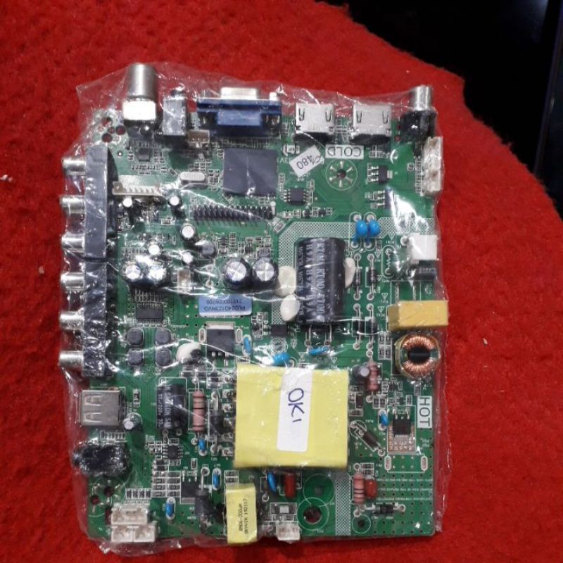 MAINBOARD TV POLYTRON PLD24D123 NVG - MESIN TV LED POLYTRON PLD24D123