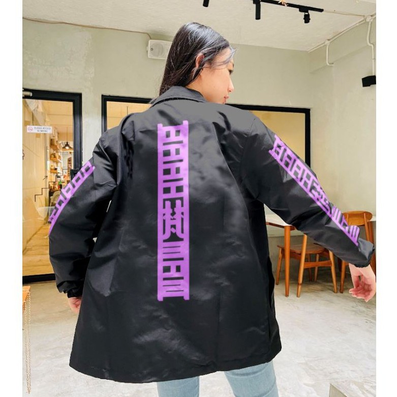 Jaket Coach Gang Brahman Tokyo Revengers Anime Manga Geng Motor Kawaragi Senju