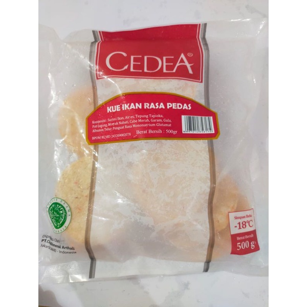 

Cedea Kue ikan rasa pedas 500gr frozenfood