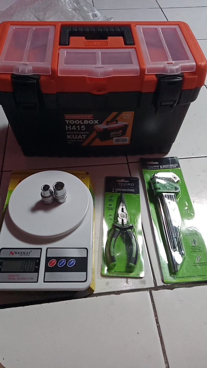 Tekiro Kunci L Set Biasa 8 Pcs Hk-ls1200