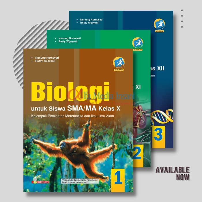 Buku Siswa Biologi Kelas 10, 11, 12 Yrama Widya