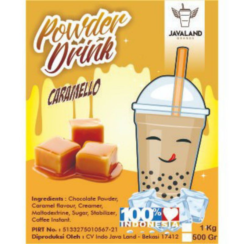 

Bubuk Minuman Rasa Caramel 1kg