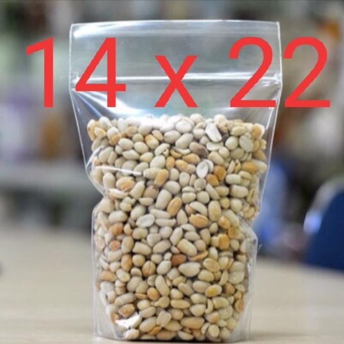 ISI 50PCS) STANDING POUCH PP KLIP UK.14X22/POUCH PLASTIK/PLASTIK KLIP