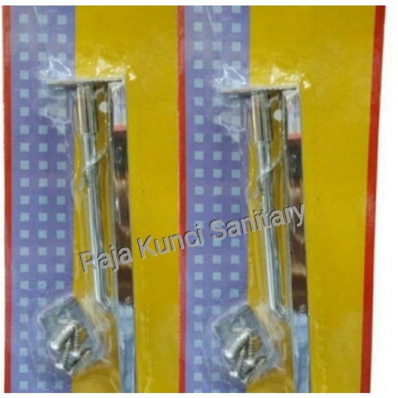 Flush Bolt Solid 312- 6&quot;+12&quot;US 26 Kuningan Chrome/Grendel Tanam Solid/Slot Tanam