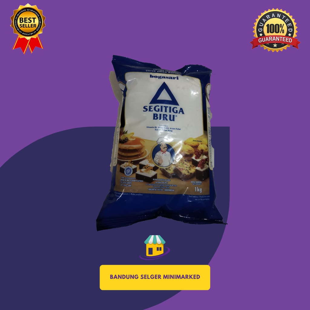 

TEPUNG SEGITIGA BIRU TEPUNG TERIGU ANEKA MAKANAN BOGASARI ORIGINAL
