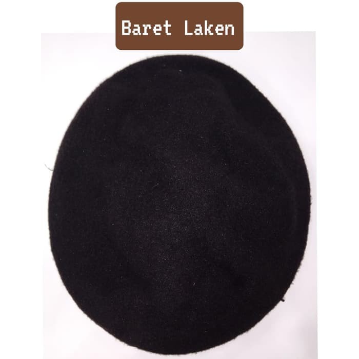 Topi baret pramuka laken tebal, topi baret anak, topi baret polisi