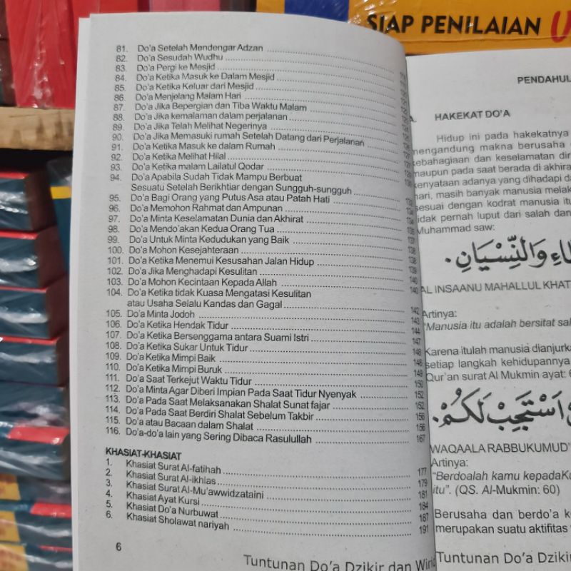 Buku Tuntunan Doa Dzikir Dan Wirid Edisi Lengkap