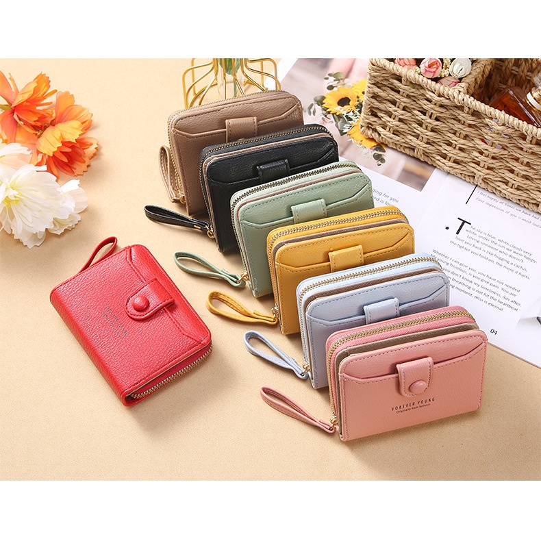 Dompet Lipat Pendek Premium Pria dan Wanita Import / Premium wallet / Forever Young - 363