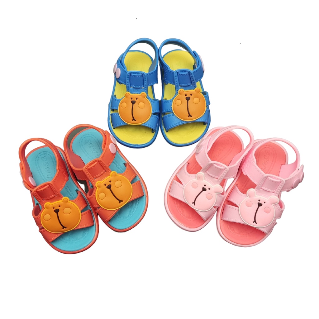 Sandal sepatu anak motif beruang