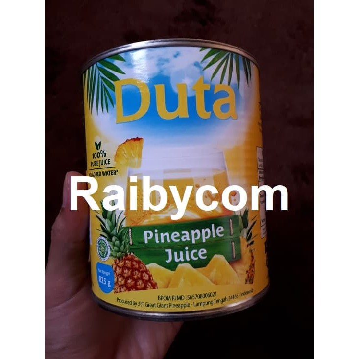 Jual Duta Jus Sari Buah Nanas Murni Pure Pineapple Juice Minuman Kaleng Shopee Indonesia 